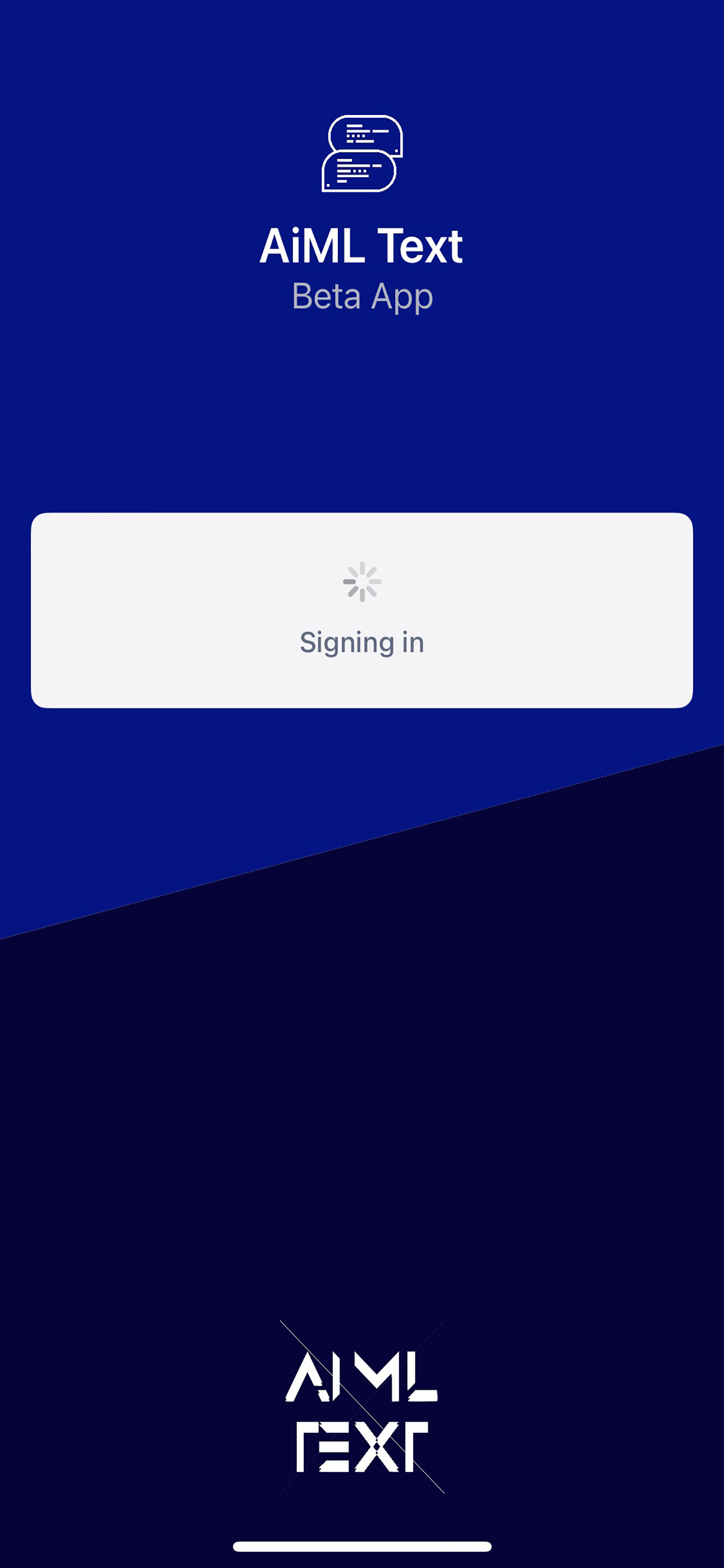 AiMLText screenshot